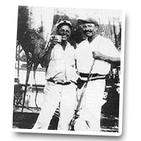 Joe Russell and Ernest Hemingway