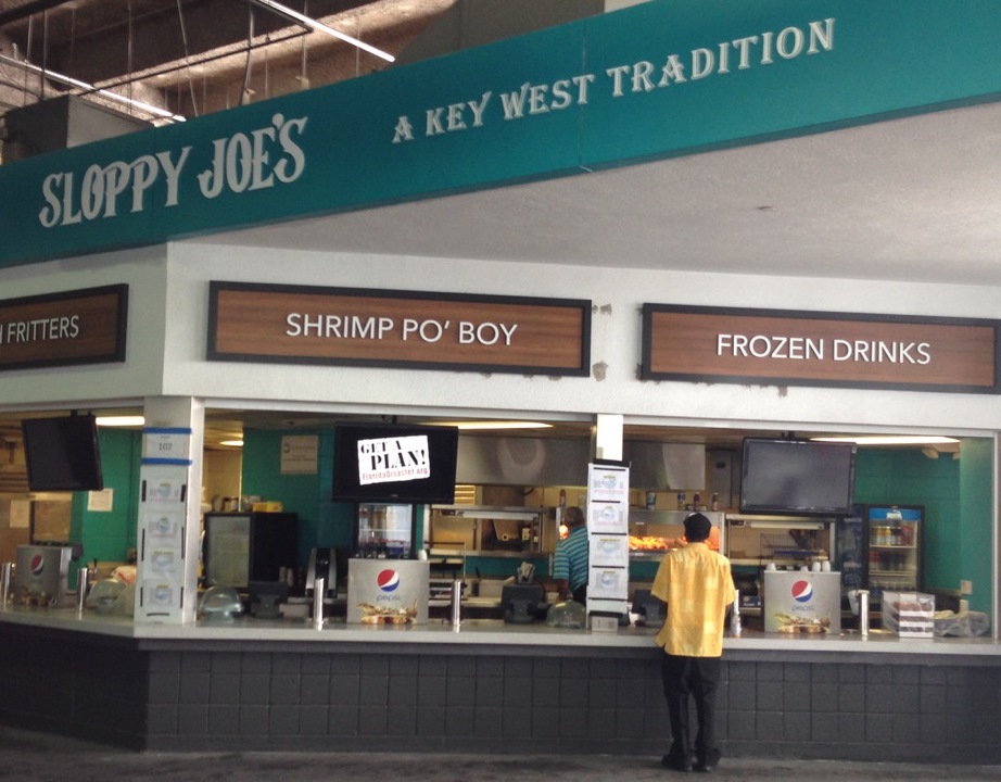 sloppy joes food at Sun Life Stadium in Miami