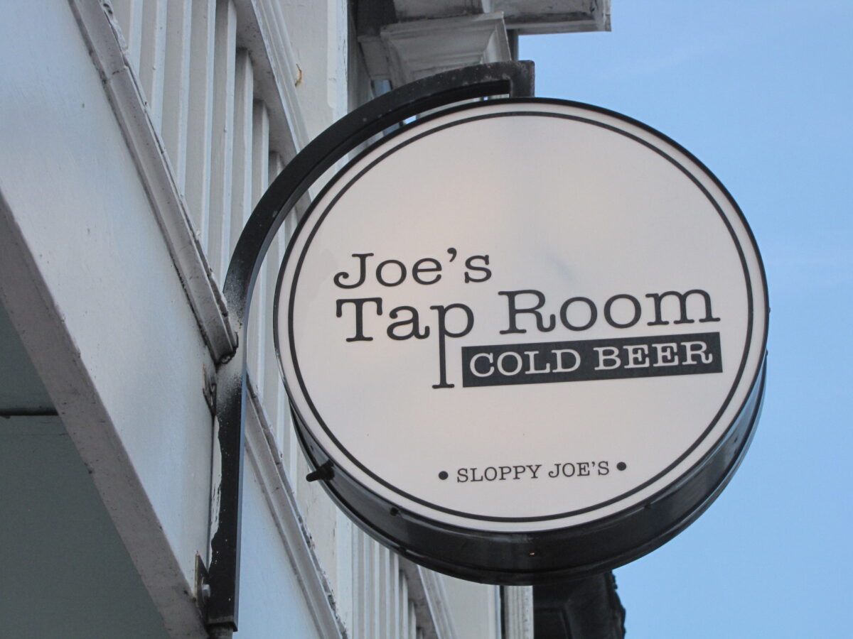Joe's Tap Room, In Sloppy Joe's Bar Serves Cold Craft Beers