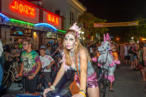 Sloppy zombies zombie bike ride key west ©jhohnny white milezerokeywest. Com 0546