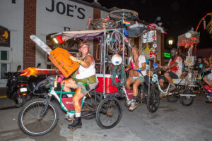 Sloppy zombies zombie bike ride key west ©jhohnny white milezerokeywest. Com 0580