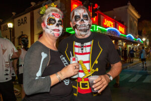 Sloppy zombies zombie bike ride key west ©jhohnny white milezerokeywest. Com 0607