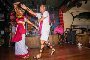 Web toga costume contest sloppy joes bar key west ©johnny white 2019 milezerokeywest. Com 6555