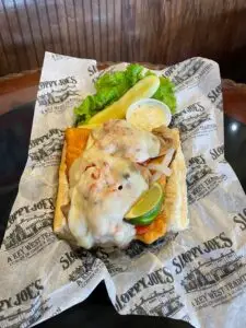Famous “full moon” fish sandwich