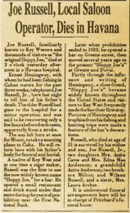 Joe russel obit 6 21 41