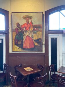 Phil seru gifted three paintings to sloppy joe’s