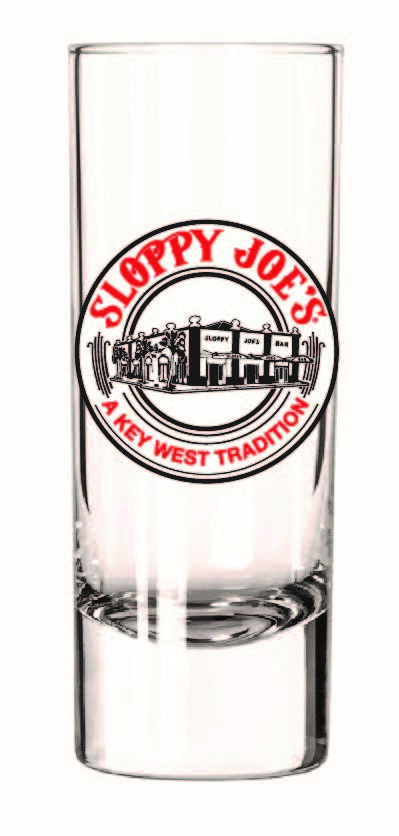 Bar Logo Glassware 1.75 Oz. Shot Glass Item #5215, Sloppy Joe's Bar