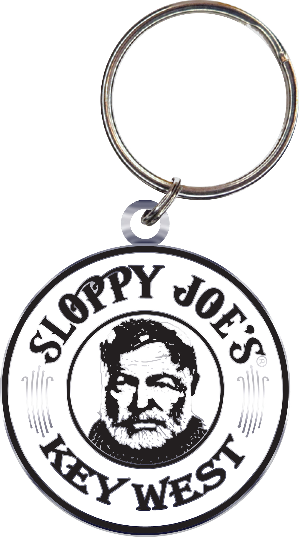 Classic Round Logo Keyring Item 5545 Sloppy Joe s Bar Key West FL