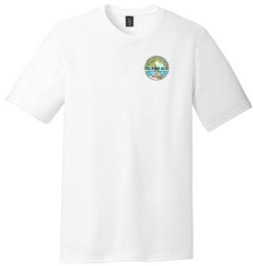 Sloppy joe's island ale men's white tee with small front left chest logo