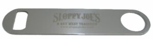Sloppy joe's key west stainless steel bar blade bottle opener