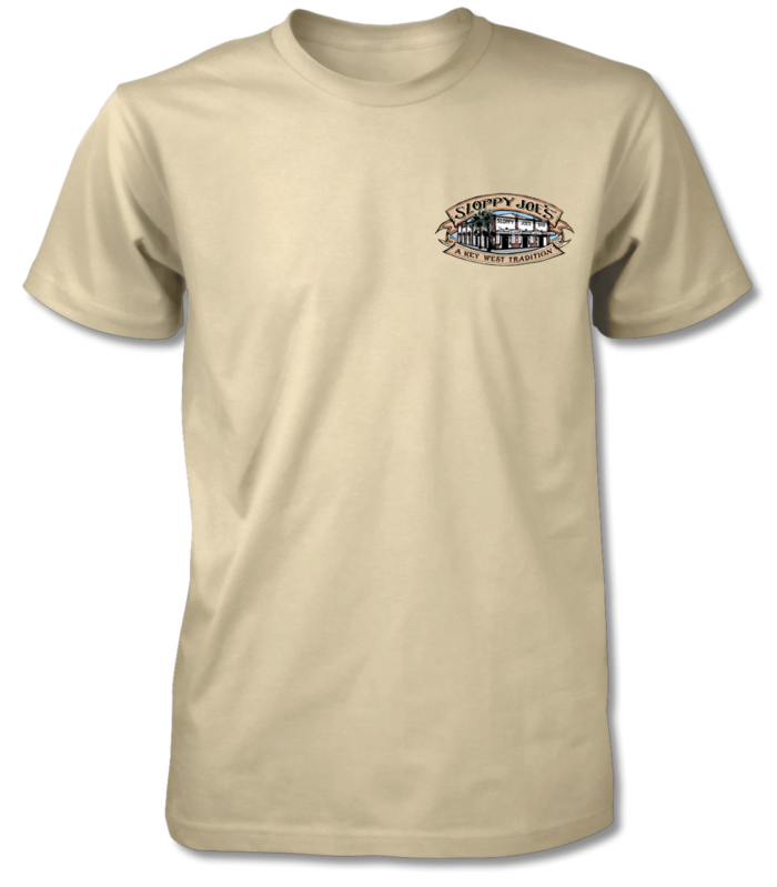 Men's Wood Carved Logo T-shirt - Vegas Gold | Sloppy Joe's Bar | Key ...