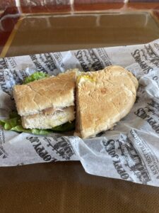 Bbq pork sandwich