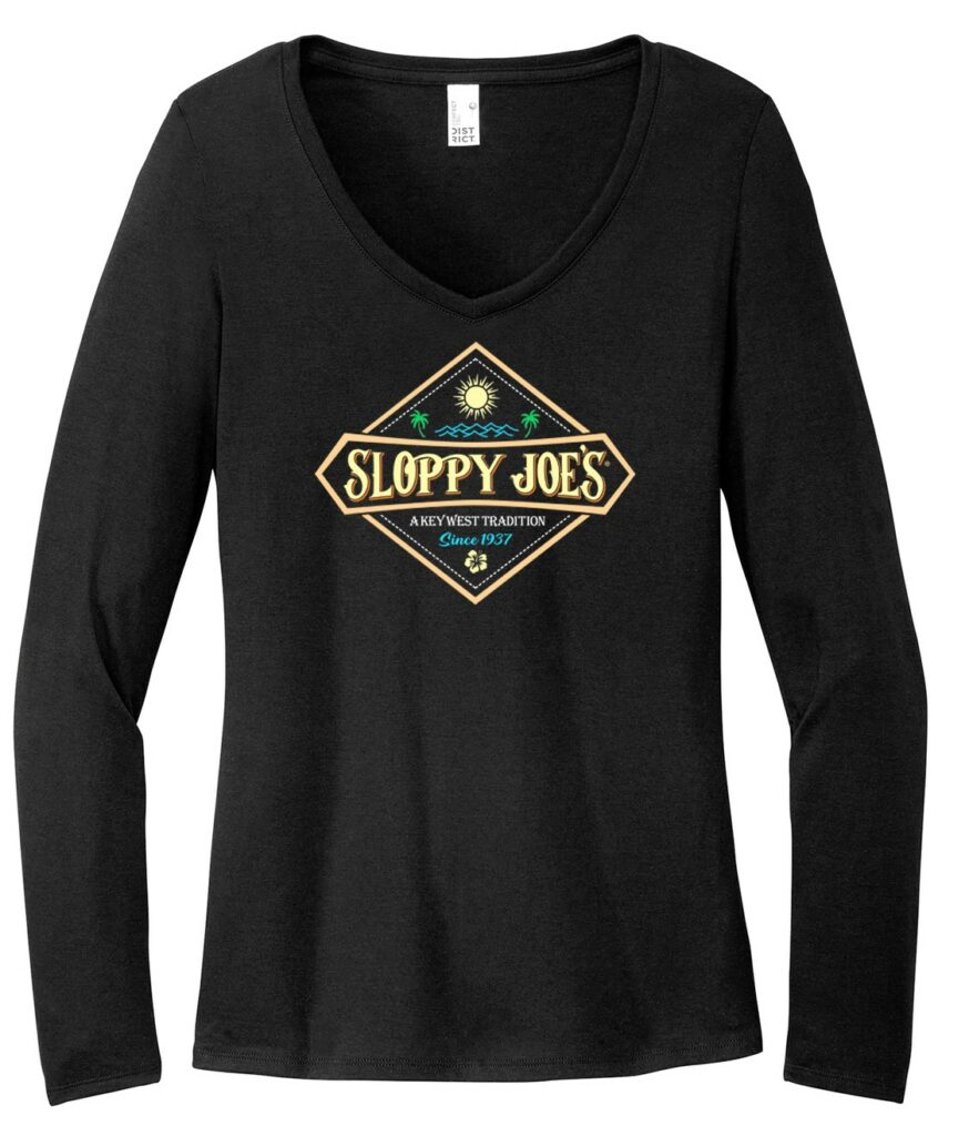 Ladies Diamond Logo Long Sleeve | Sloppy Joe's Bar | Key West, FL