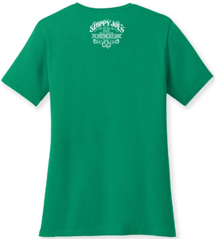 2025 ladies st. Patrick's day v-neck tee - image 2