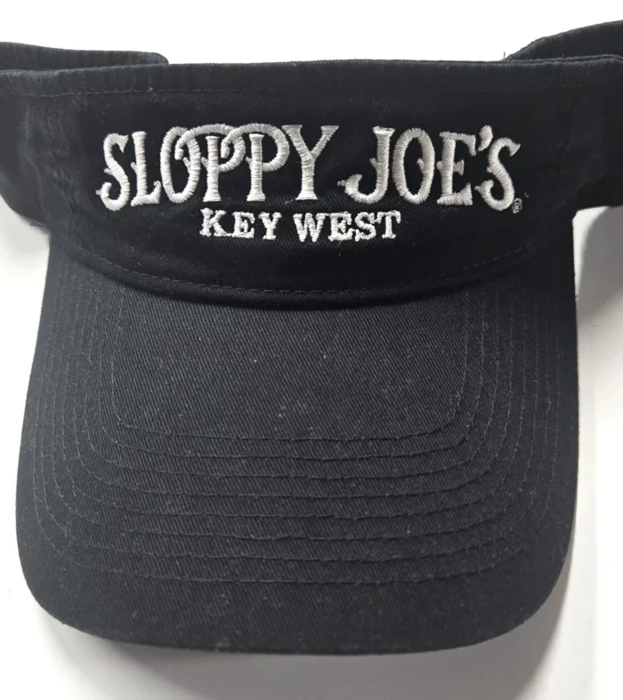 Sloppy joe's black visor #6681