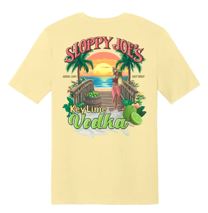 Sloppy joe's key lime vodka t-shirt